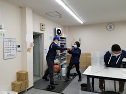 防犯訓練の様子